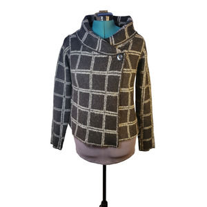 Susan Bristol Button Up Wrap Sweater‎ Womens Size Medium